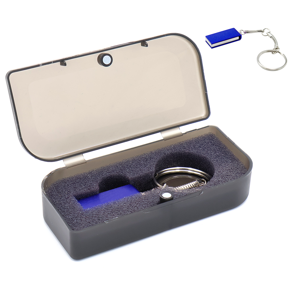 Флешка Slim 16 Гб в футляре, Синий-0