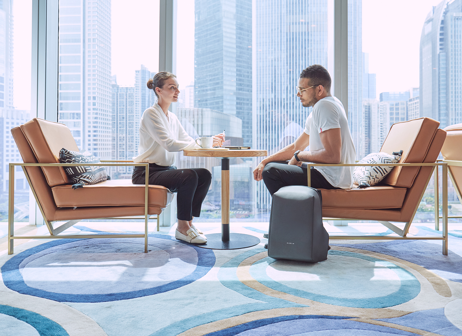 Рюкзак HiPack 43х33х16 см, черный-35