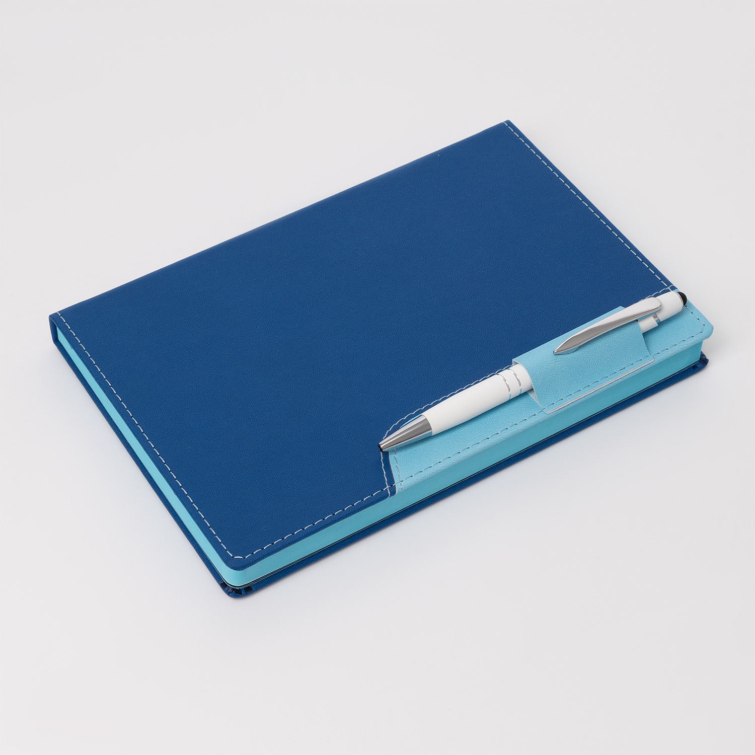 Ежедневник Винг (Wing) недатированный, синий-2