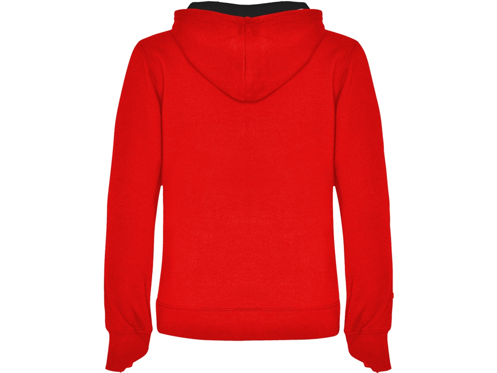 Толстовка с капюшоном Urban женская, красный/черный-1