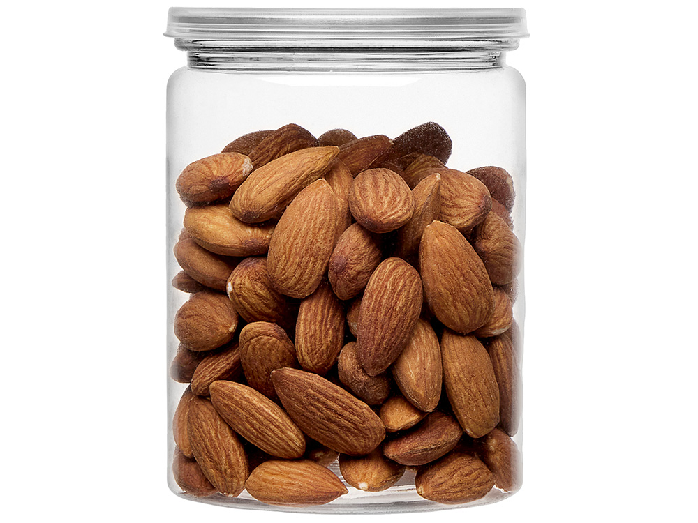 Миндаль жареный NutBite, в банке easy-open, 150 г.-1