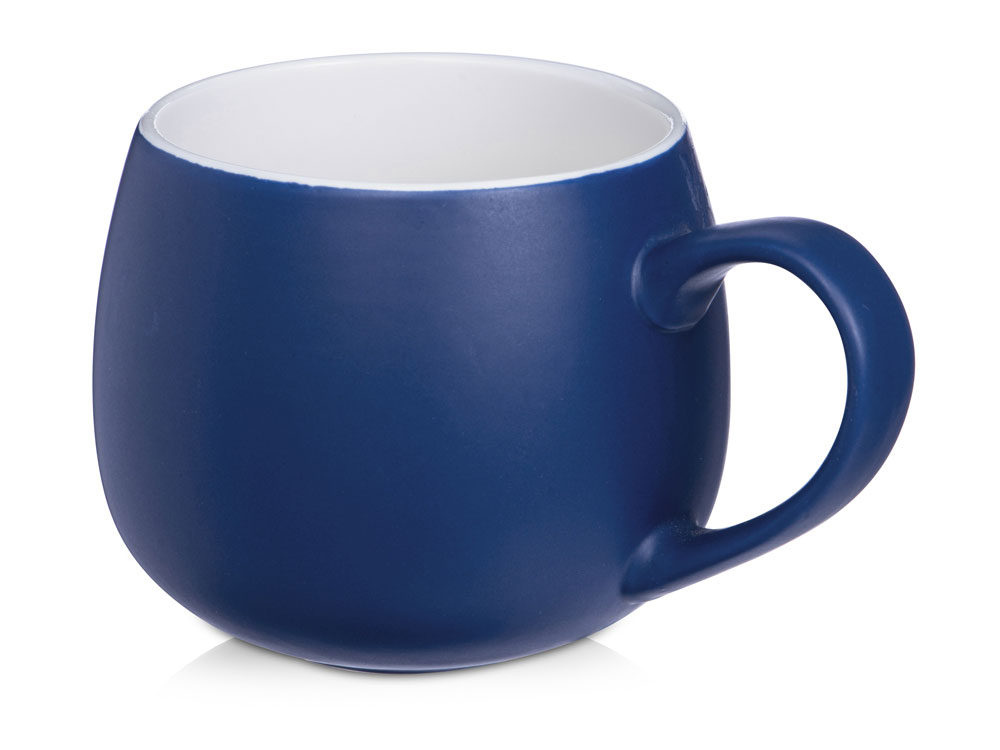 Кружка круглой формы Verlo, 410мл, нейви-0