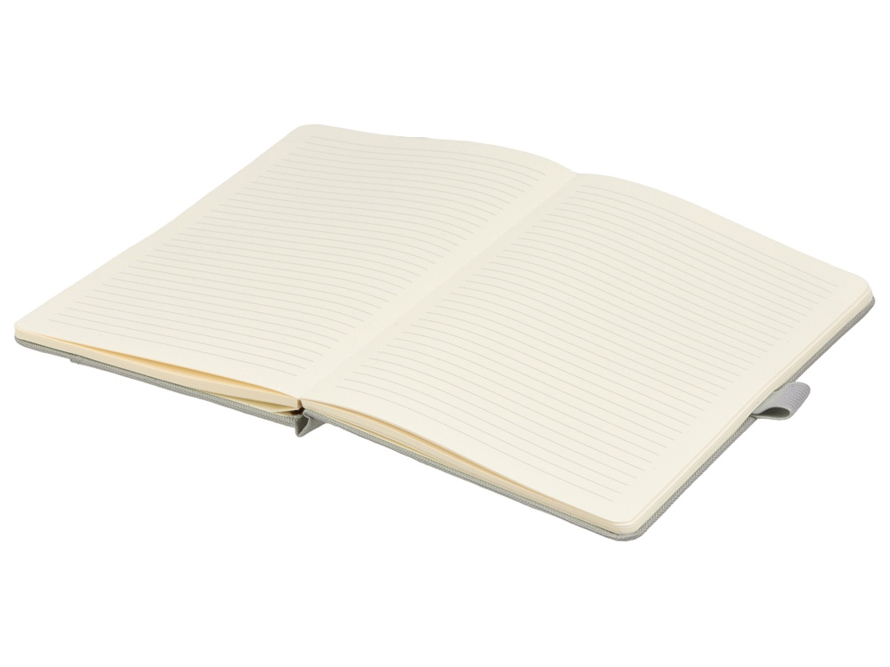 Блокнот А5 из RPET Harvey, 80 листов FSC бумага, серый-2