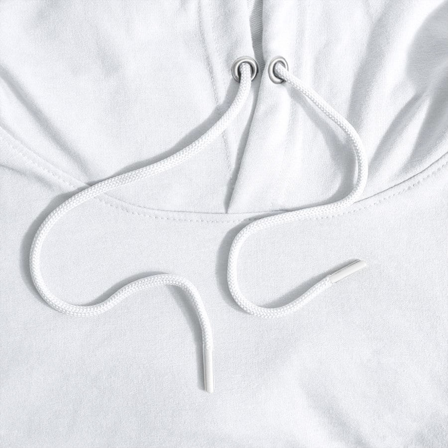 Толстовка унисекс с капюшоном SELEN 260, белый-5