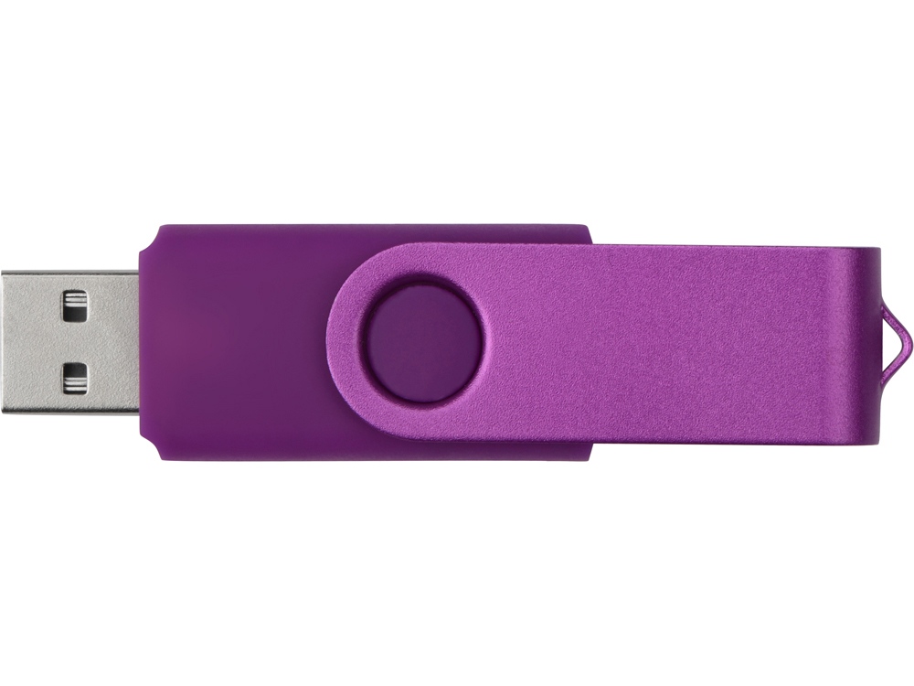 Флеш-карта USB 2.0 8 Gb Квебек Solid, фиолетовый-3