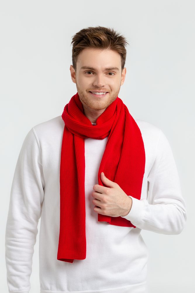 Шарф Life Explorer, красный (алый)-5