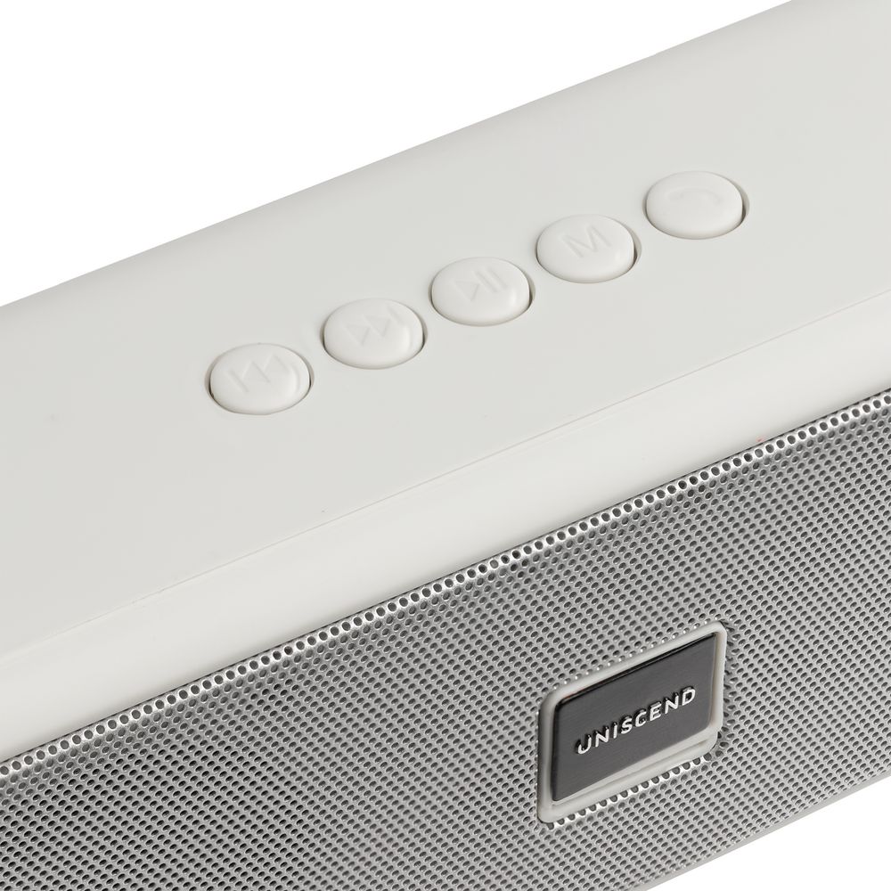Беспроводная стереоколонка Uniscend Roombox, светло-серая-3
