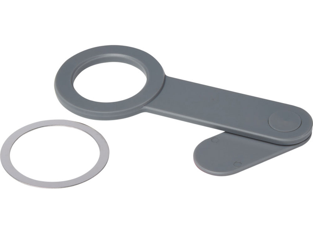 Настольный держатель для телефона Hook из пластика, серый-4