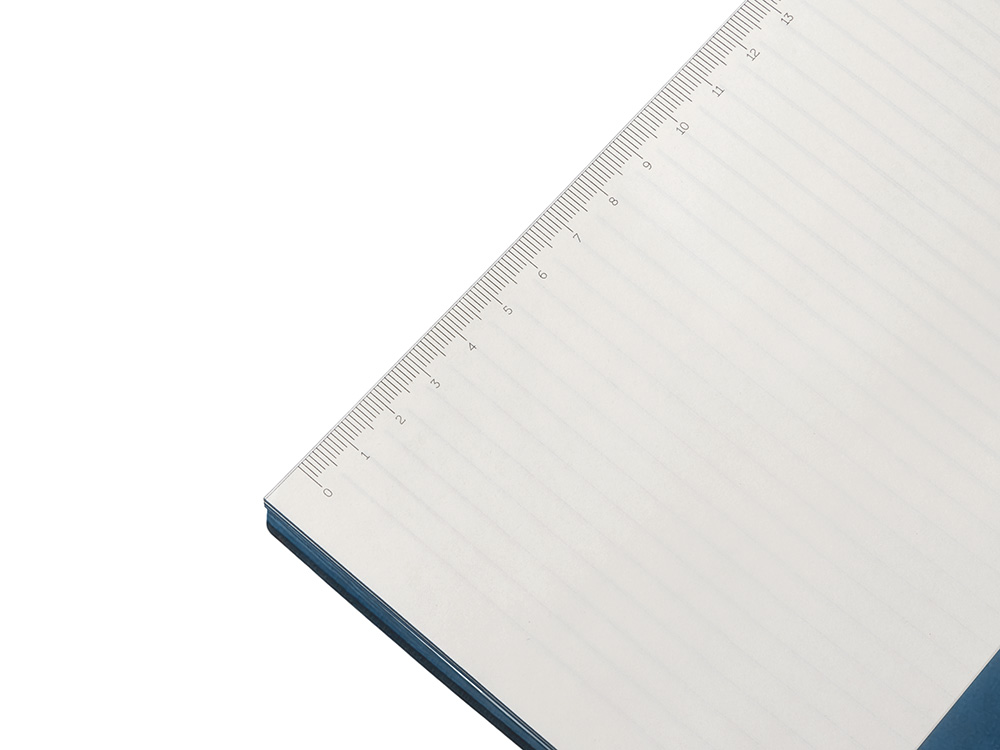 Блокнот C1 софт-тач, гибкая обложка, 128 листов, темно-синий-4