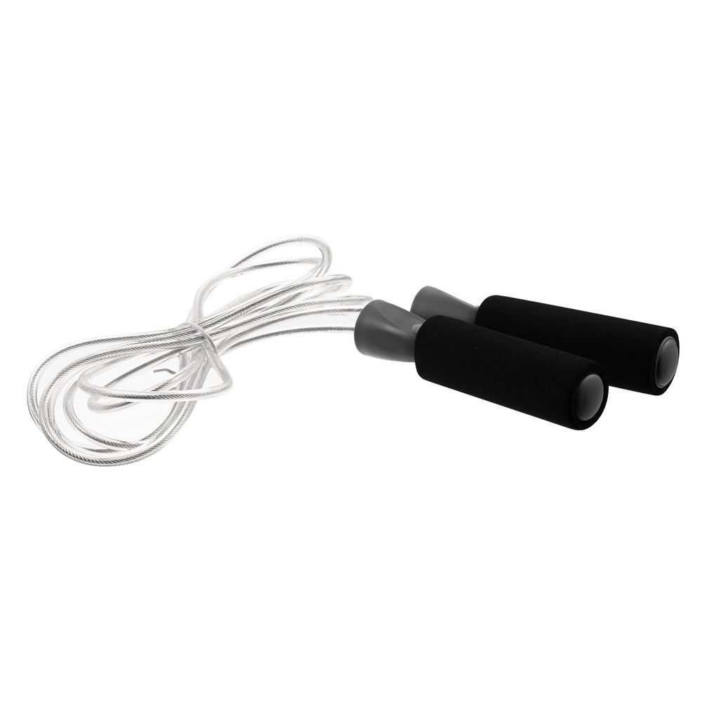 Скакалка скоростная Arriba, черная с серым-1