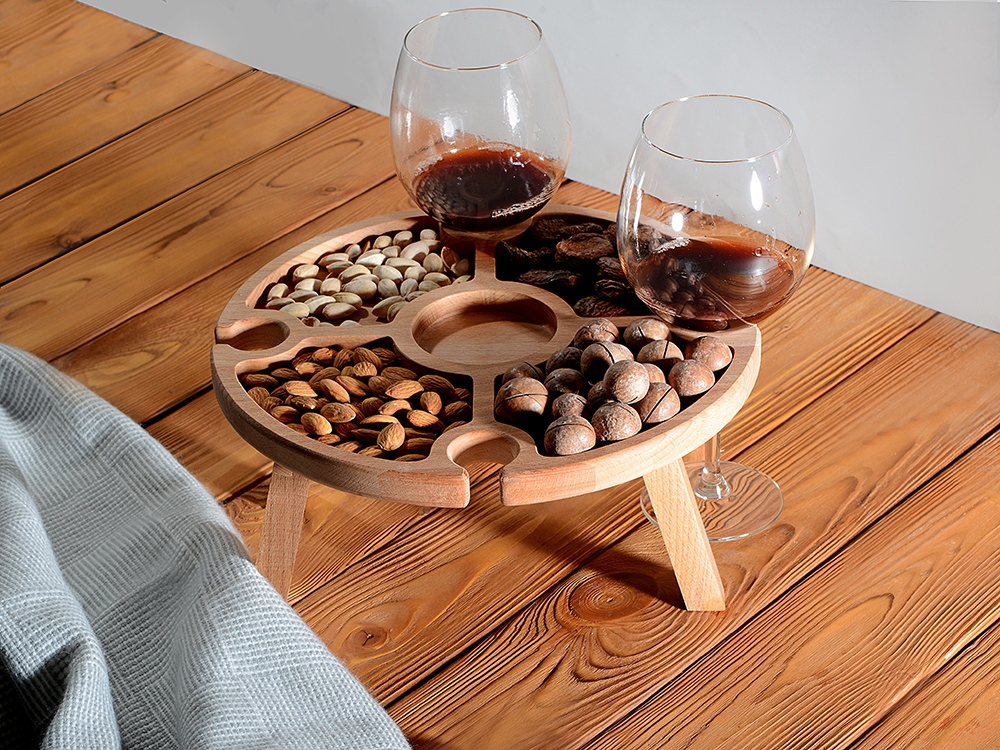 Деревянный столик на складных ножках Outside party-10