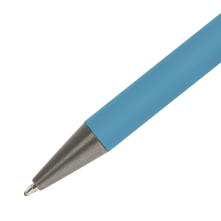 Ручка шариковая FACTOR, голубой, серый-2