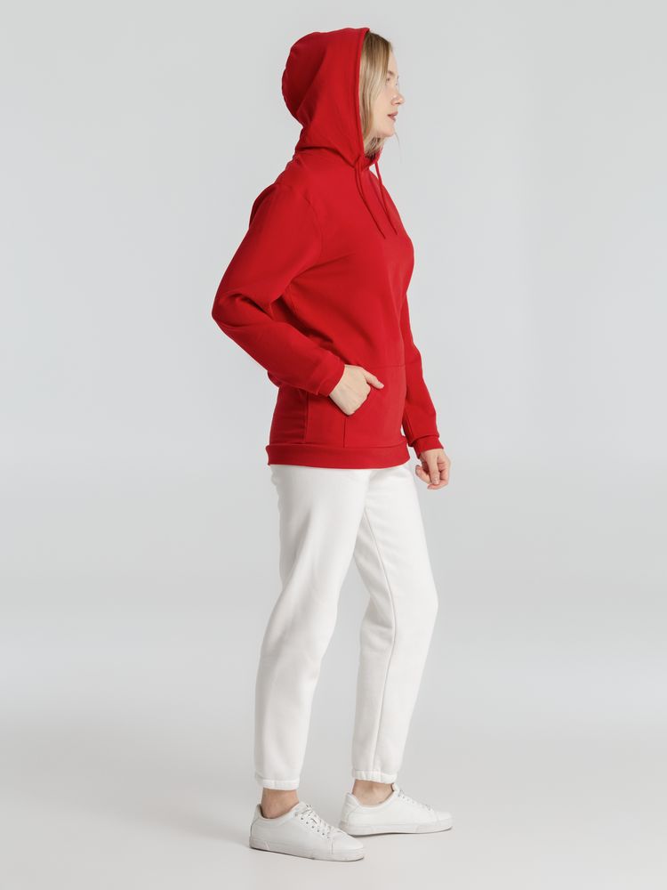 Толстовка с капюшоном унисекс Hoodie, красная-7