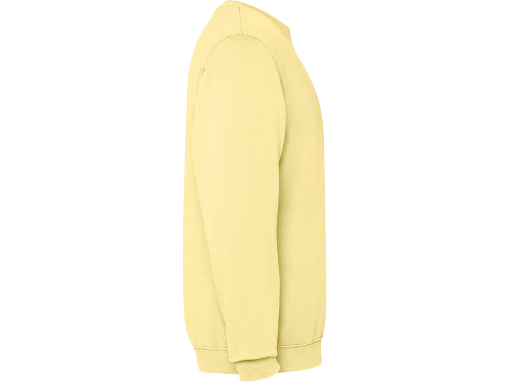 Свитшот Jaya унисекс, солнечно-желтый выстиранный WASHED-3