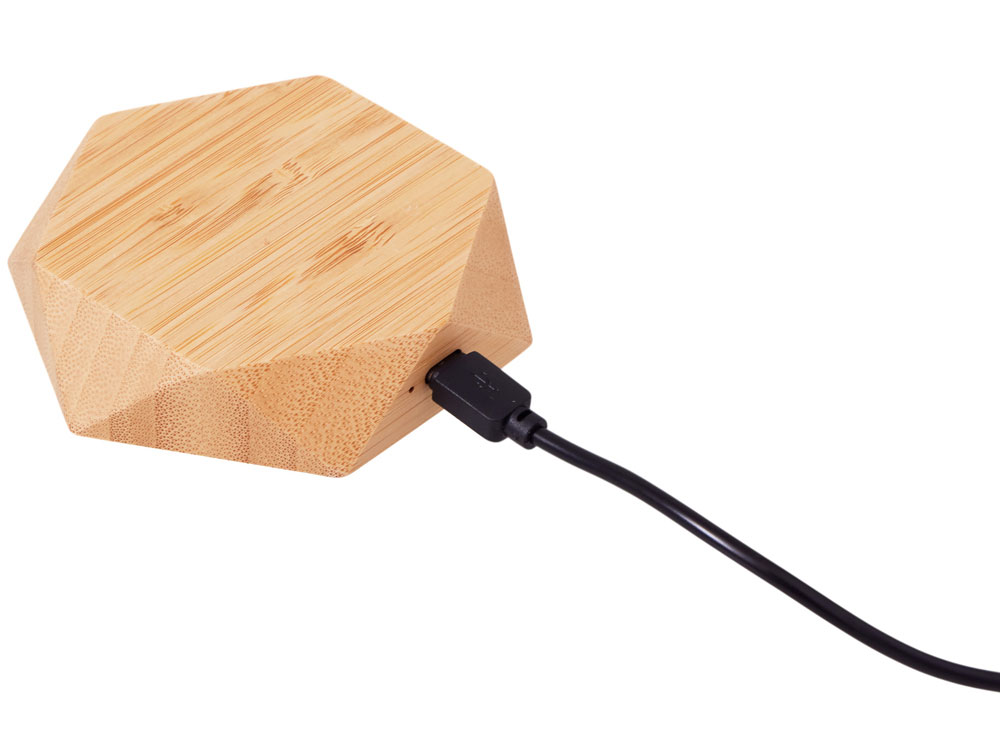 Беспроводное зарядное устройство Gex, 15 Вт, бамбук-2