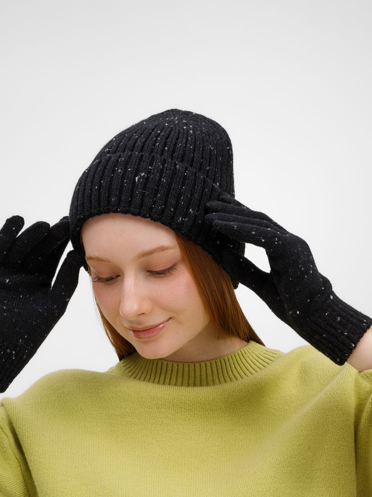 Шапка Spotti, черная-3