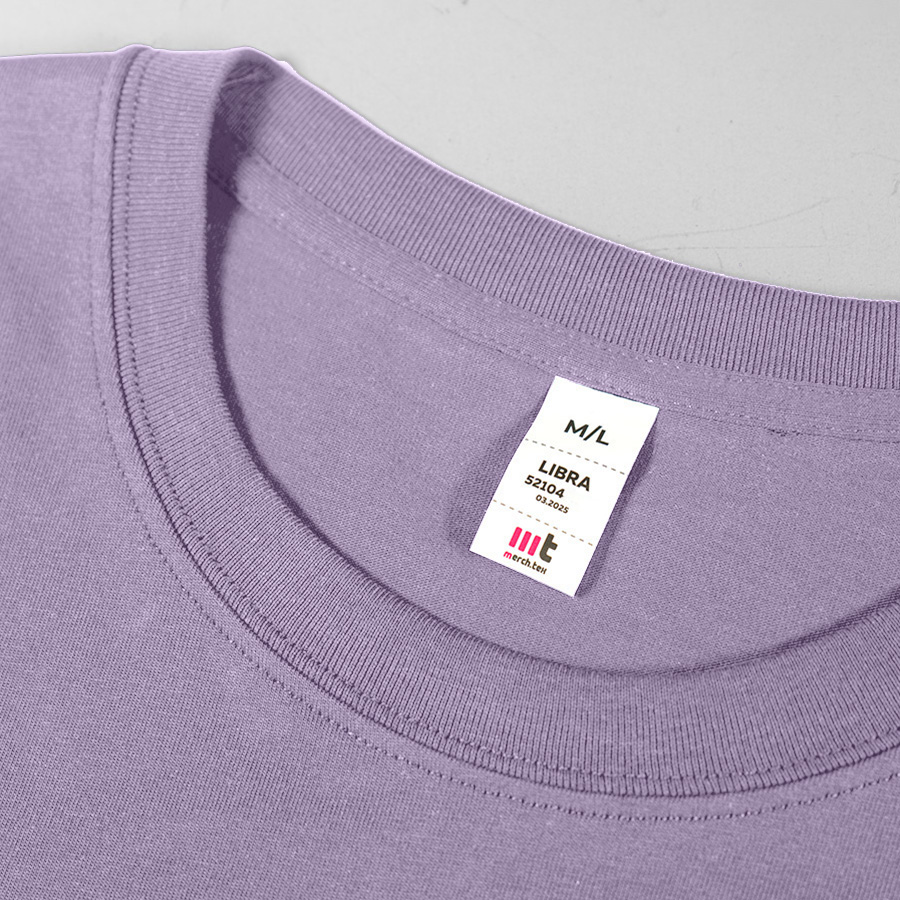 Футболка унисекс оверсайз LIBRA 220, лавандовый -2