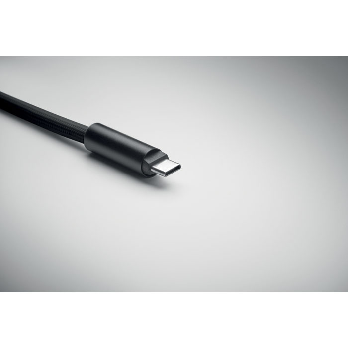 Ланьярд и зарядный кабель, черный-6