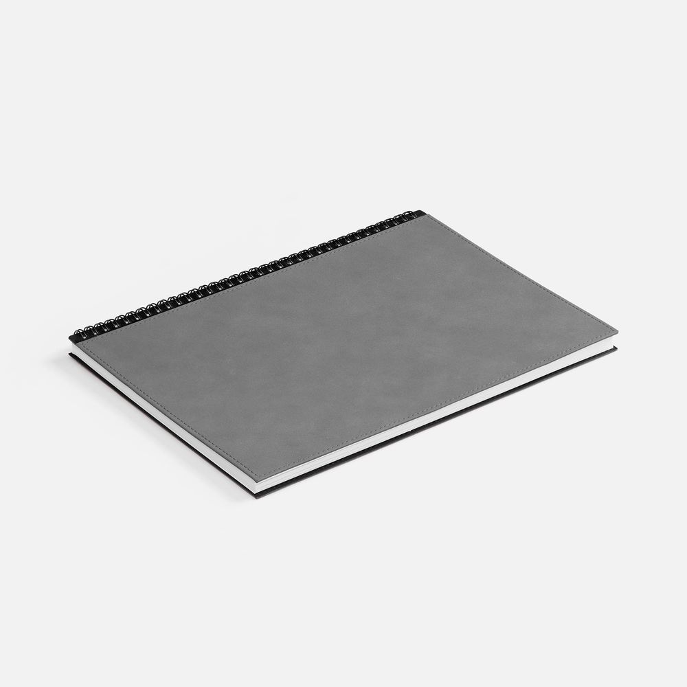 Ежедневник Notera Maxi, недатированный, серый-3