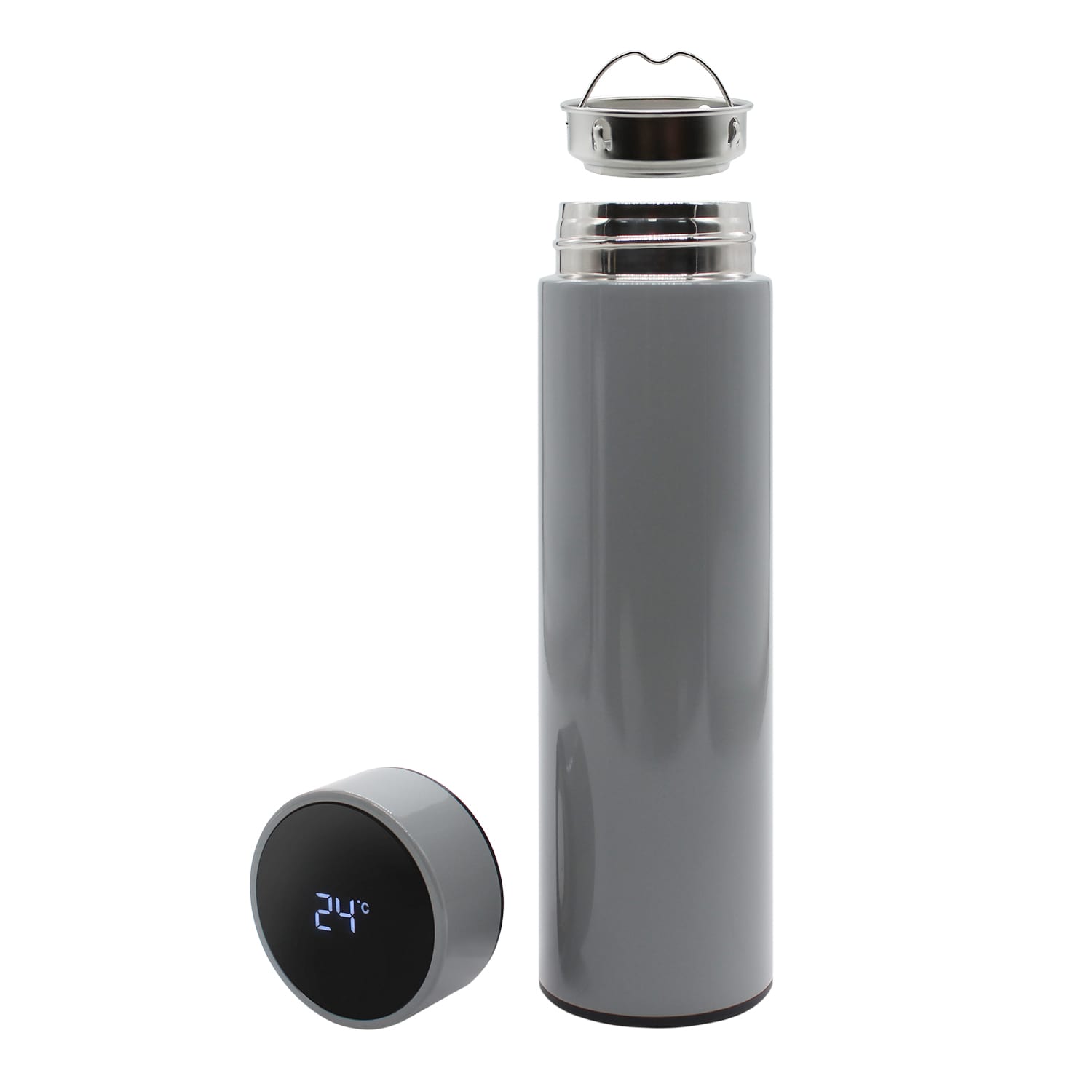 Термос Reactor с датчиком температуры (серый)-2