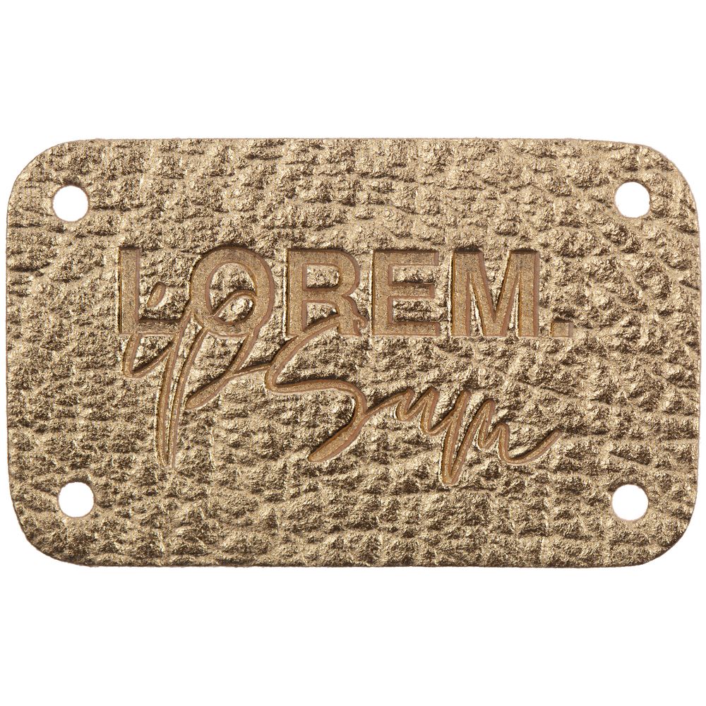 Лейбл Corolla Metal, S, золотой-2