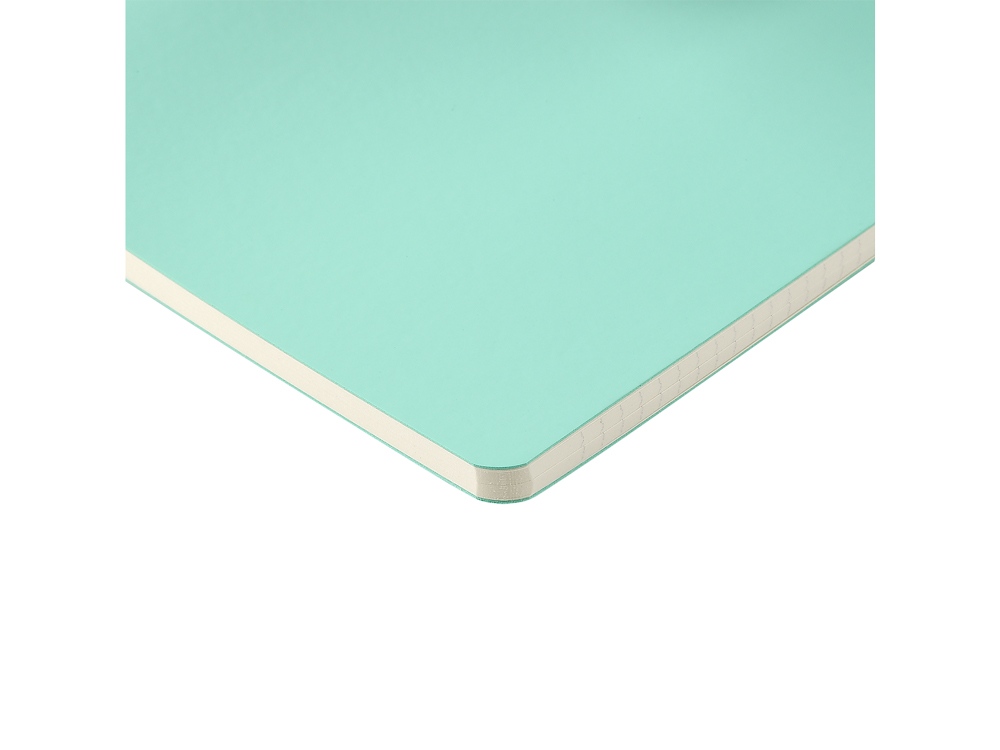 Бизнес тетрадь А5 Megapolis flex 60 л. soft touch клетка, зефирный мятный-3