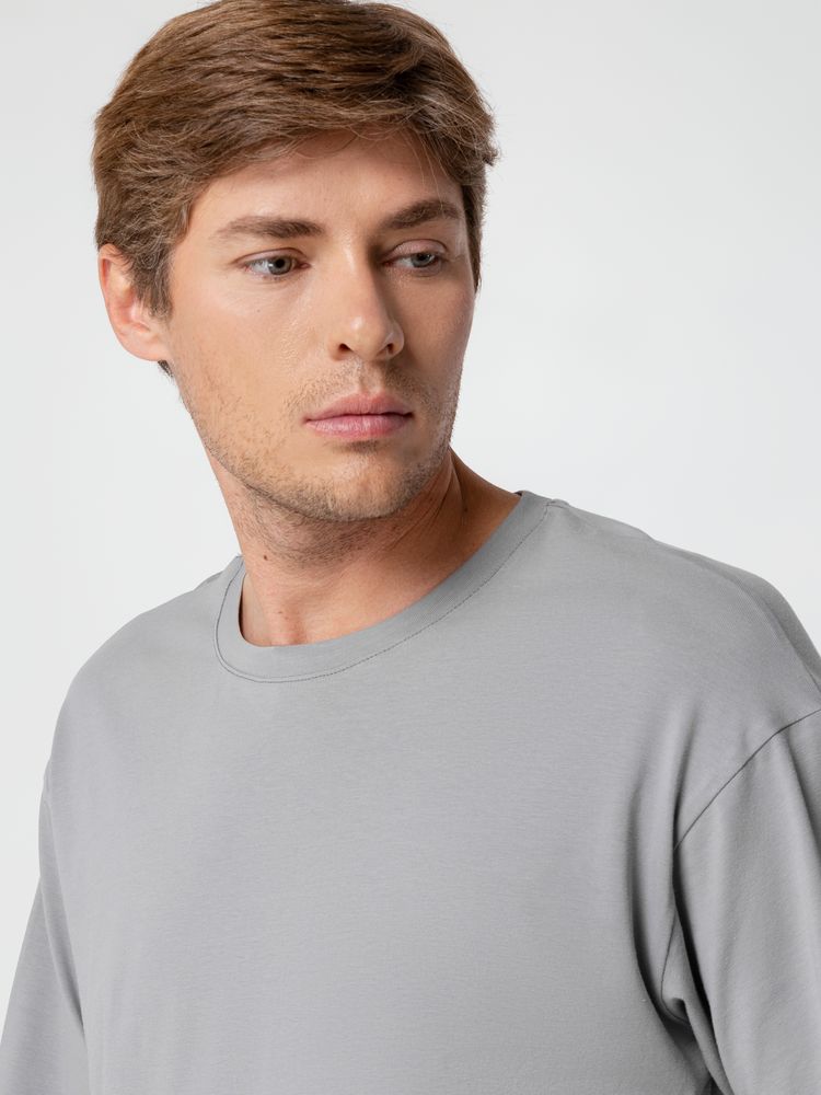 Футболка унисекс оверсайз Street Vibes, серая-3