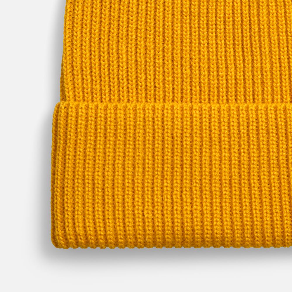 Шапка Nobilis Mono, желтая (медовая)-1