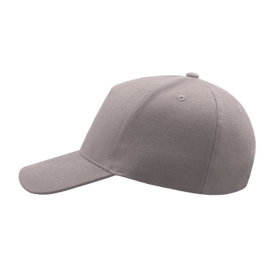 Бейсболка LIBERTY FIVE, 5 клиньев, застежка на липучке, светло-серый-1