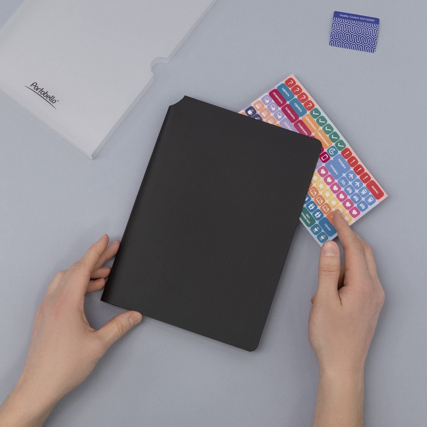 Ежедневник Molto недатированный, черный-9