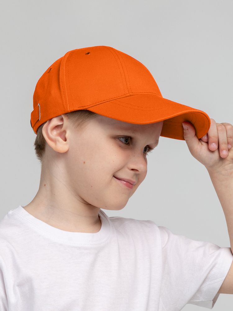 Бейсболка детская Capture Kids, оранжевая-2