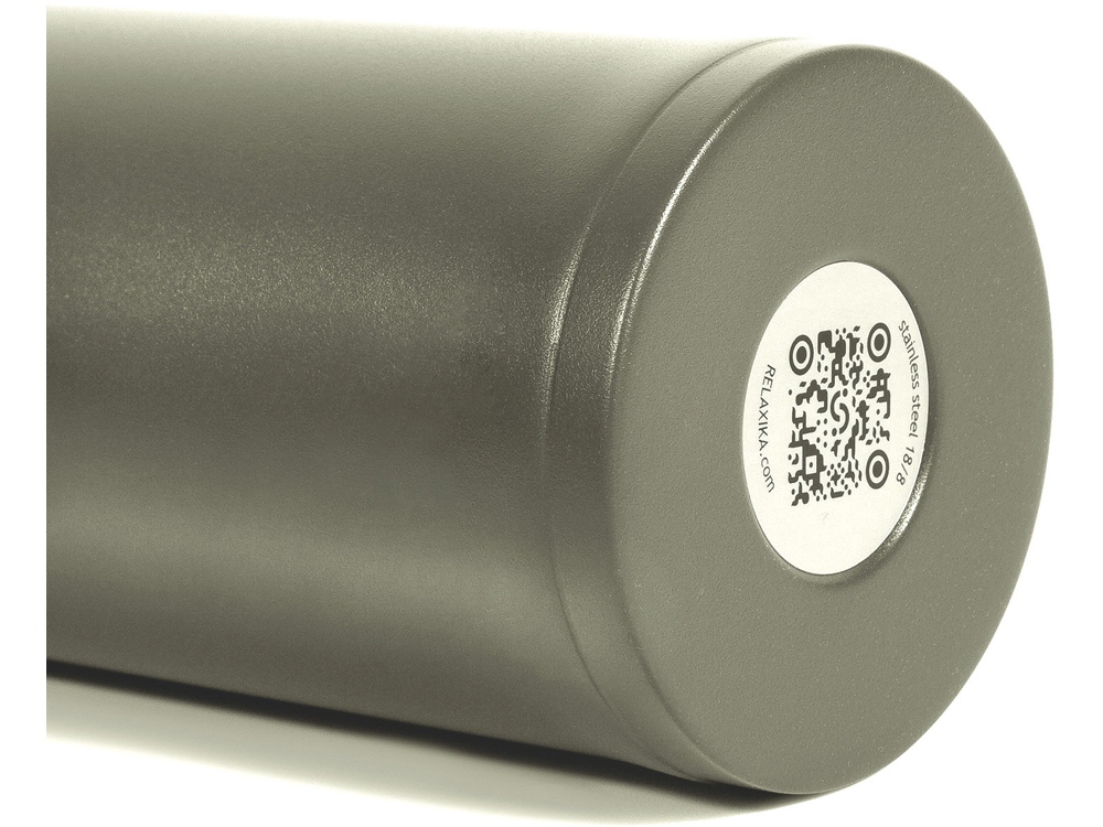 Термокружка Relaxika 701 (0,48 литра), хаки (без лого)-15