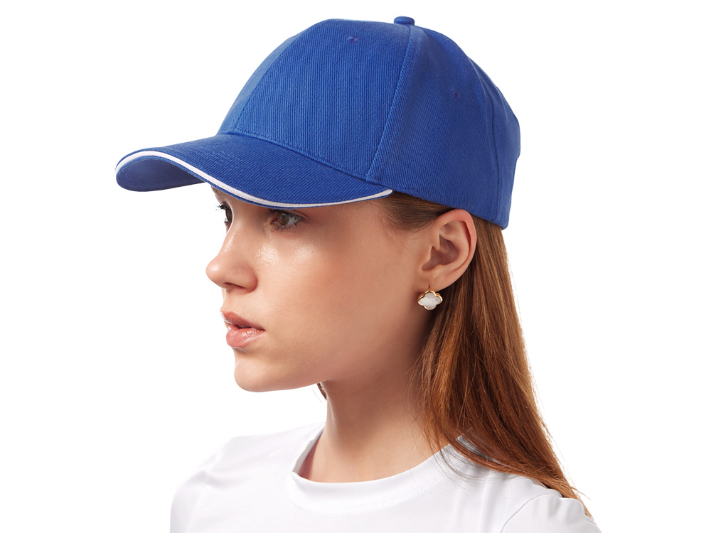 Бейсболка Cancun, классический синий/белый-2