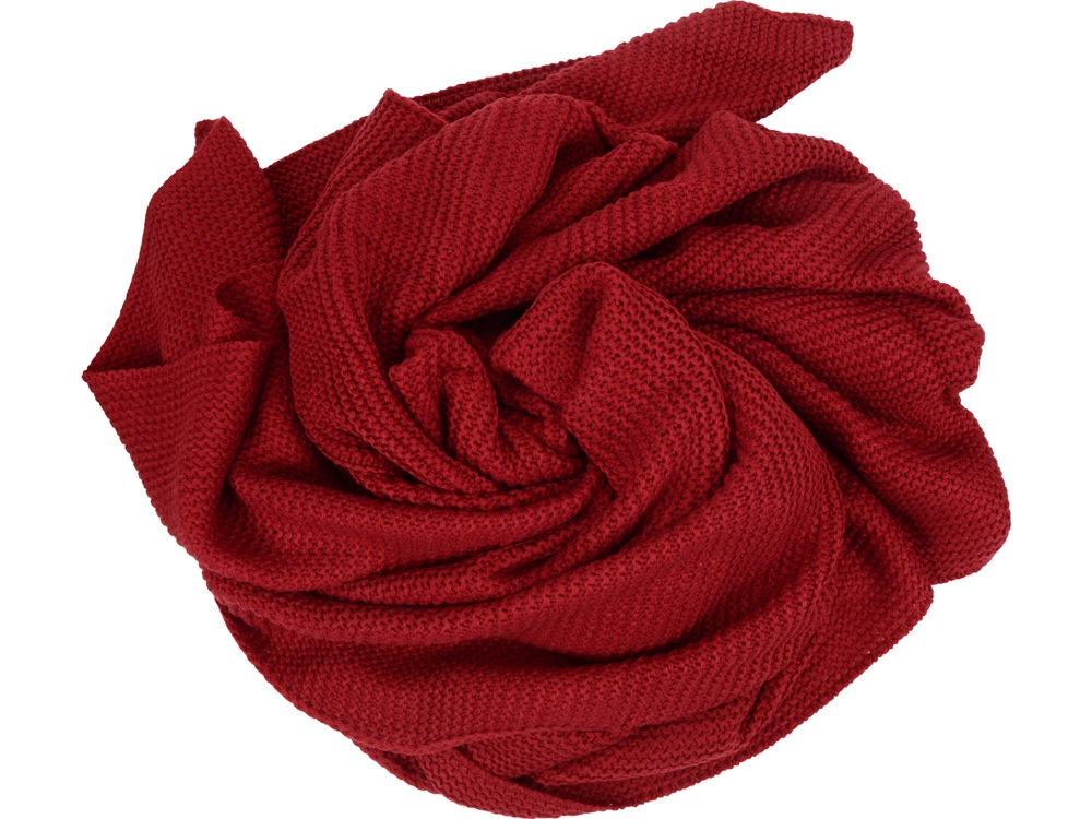 Плед акриловый Chain, бордовый-2