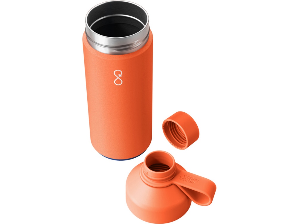 Бутылка для воды Big Ocean Bottle объемом 1000 мл с вакуумной изоляцией, оранжевый-2
