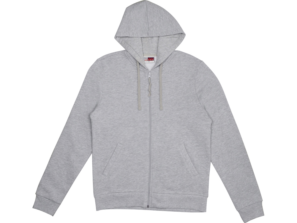 Толстовка на молнии Perform мужская, серый меланж-7