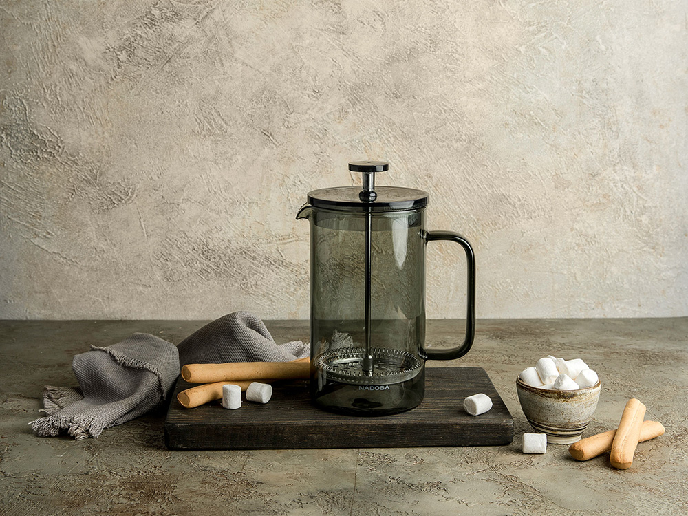 Френч-пресс 0,6 л, NADOBA, серия TOMAŠ-2