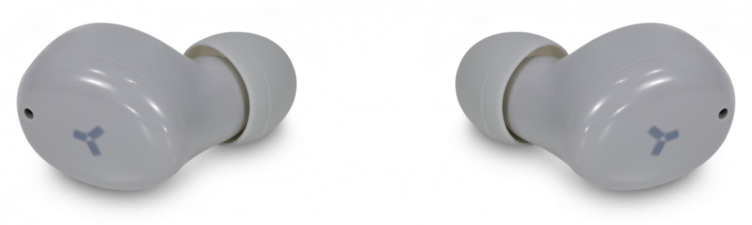 Беспроводные наушники ACCESSTYLE GRAIN TWS, серебристый, серебристый-2