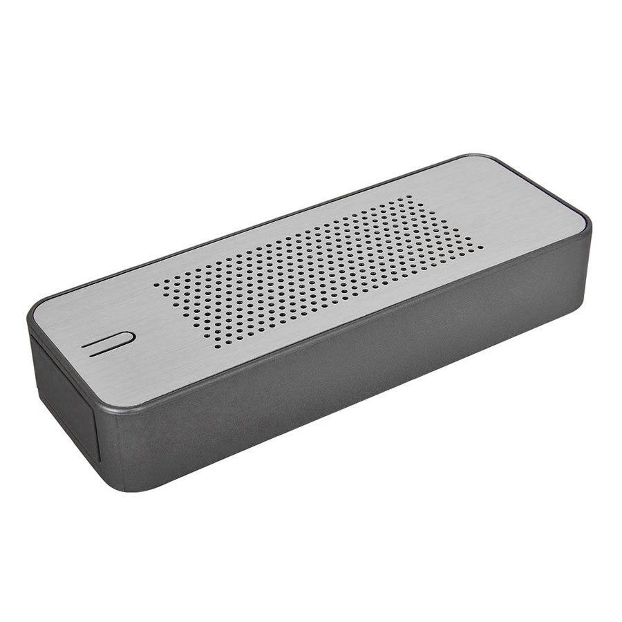Универсальное зарядное устройство c bluetooth-стереосистемой "Music box" (4400мАh), серый-0