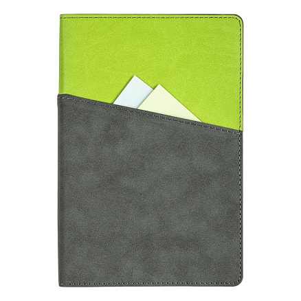 Ежедневник Flexy Smart Porta Nuba Latte A5, серый/салатовый-3