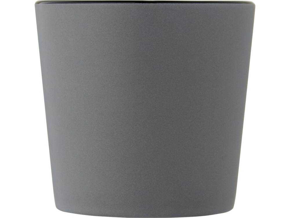 Cali Керамическая кружка объемом 370 мл с матовой отделкой - сплошной черный / Matted Grey-4