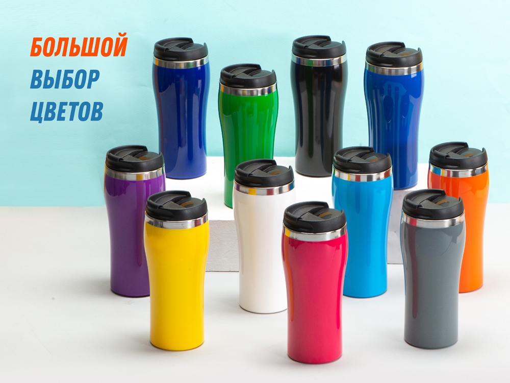 Термокружка Klein 325мл, оранжевый-9