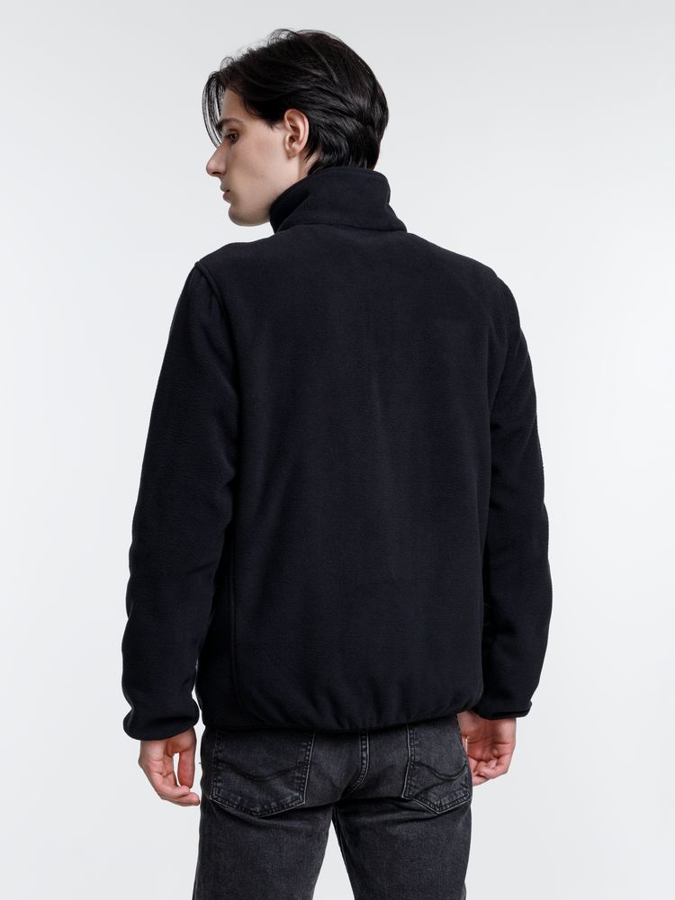 Куртка флисовая унисекс Nesse, черная-3