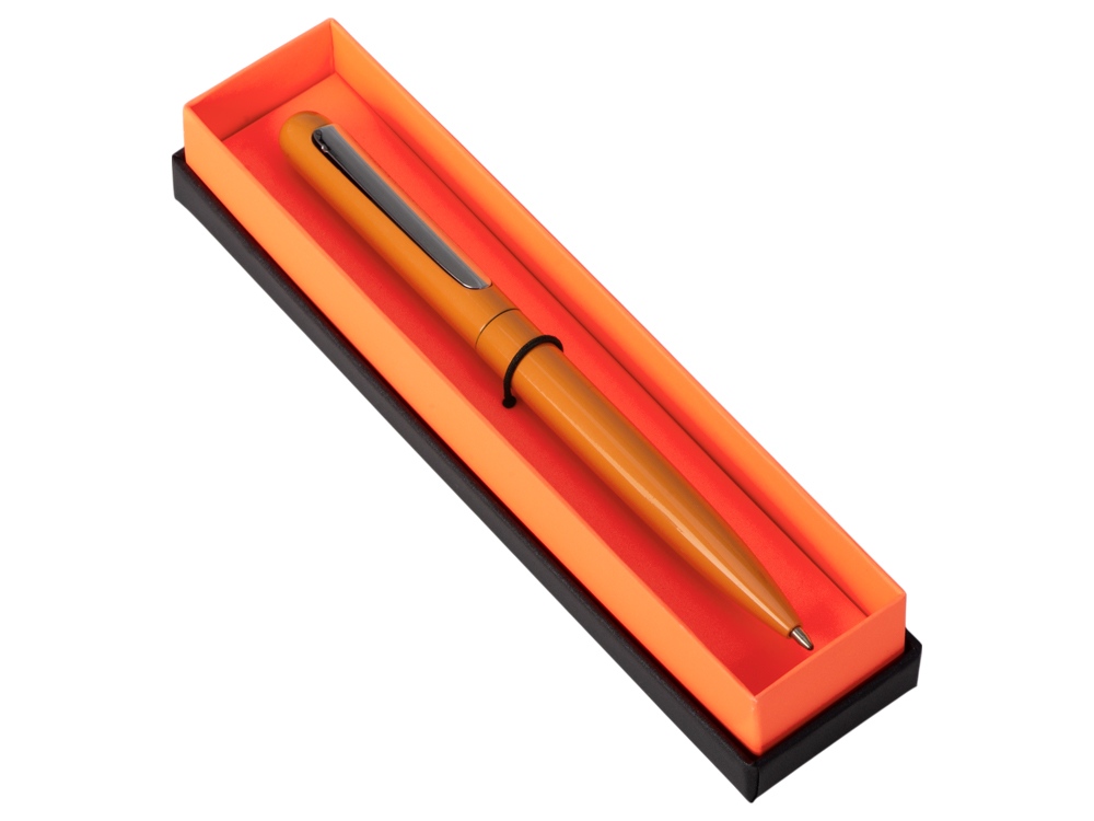 Ручка в футляре Blooming Skate, оранжевый-1