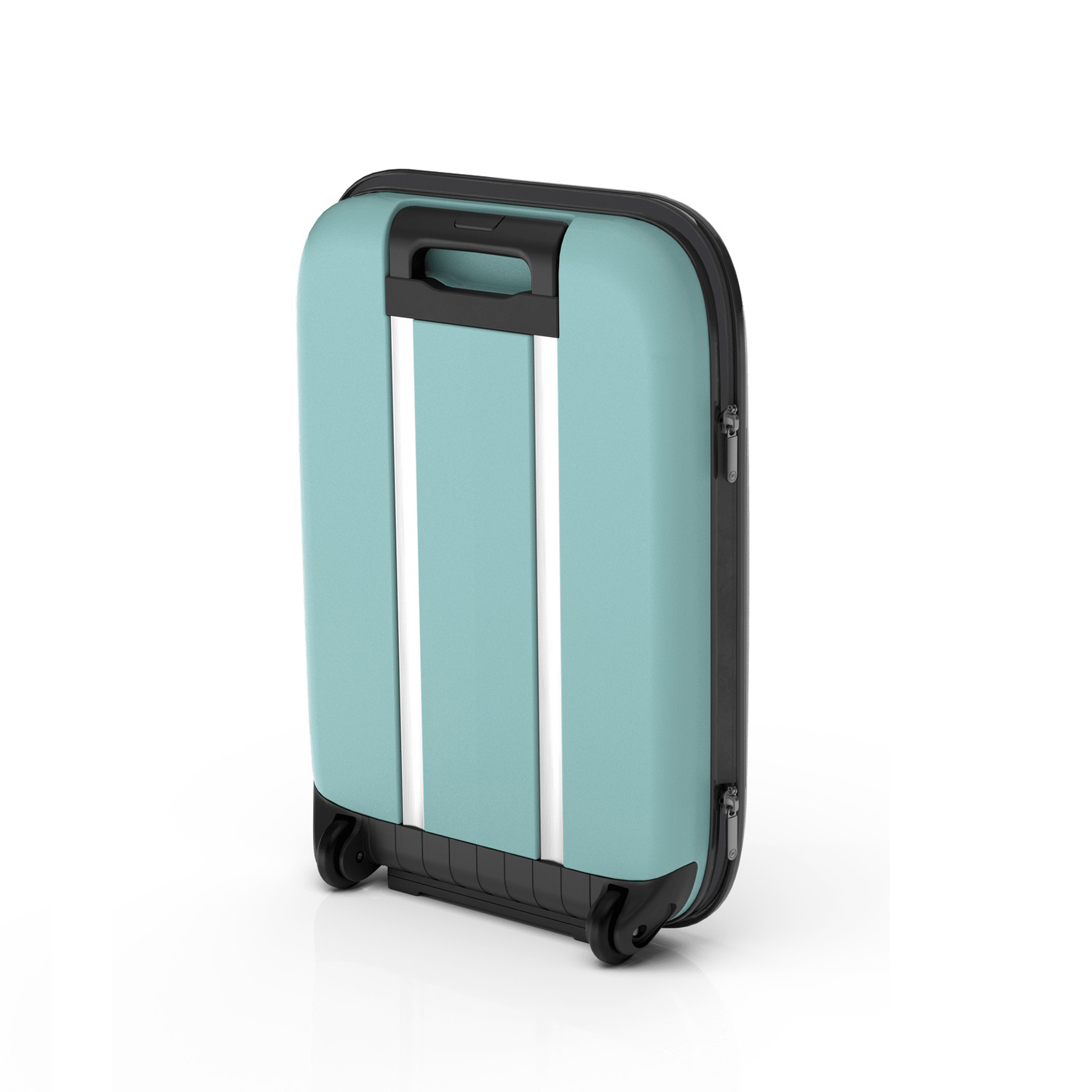 Чемодан складной Rollink Vega II 55x40x20 см, 2 колеса, бирюзовый-5