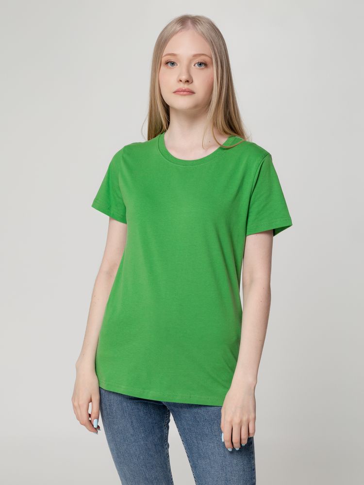 Футболка женская T-bolka Lady, ярко-зеленая-5