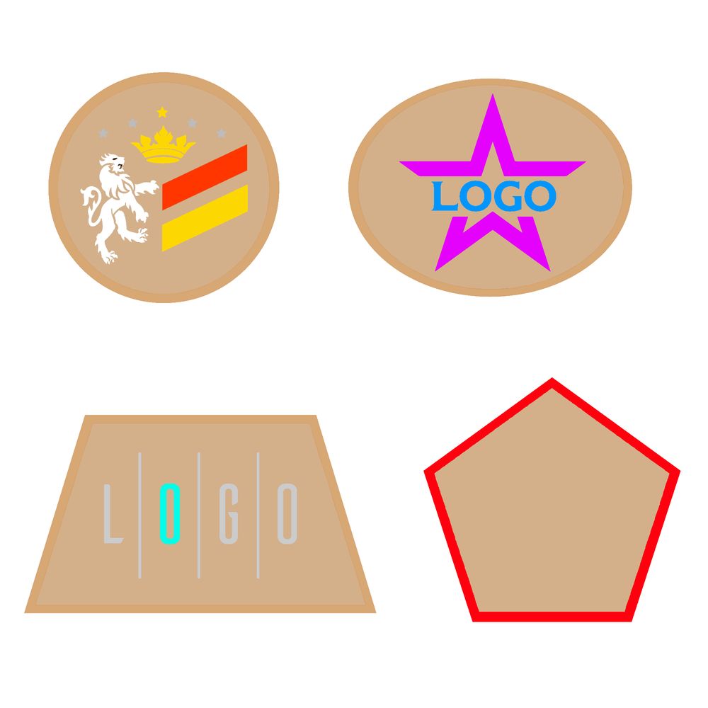 Шеврон из габардина Gabo L, бежевый-0