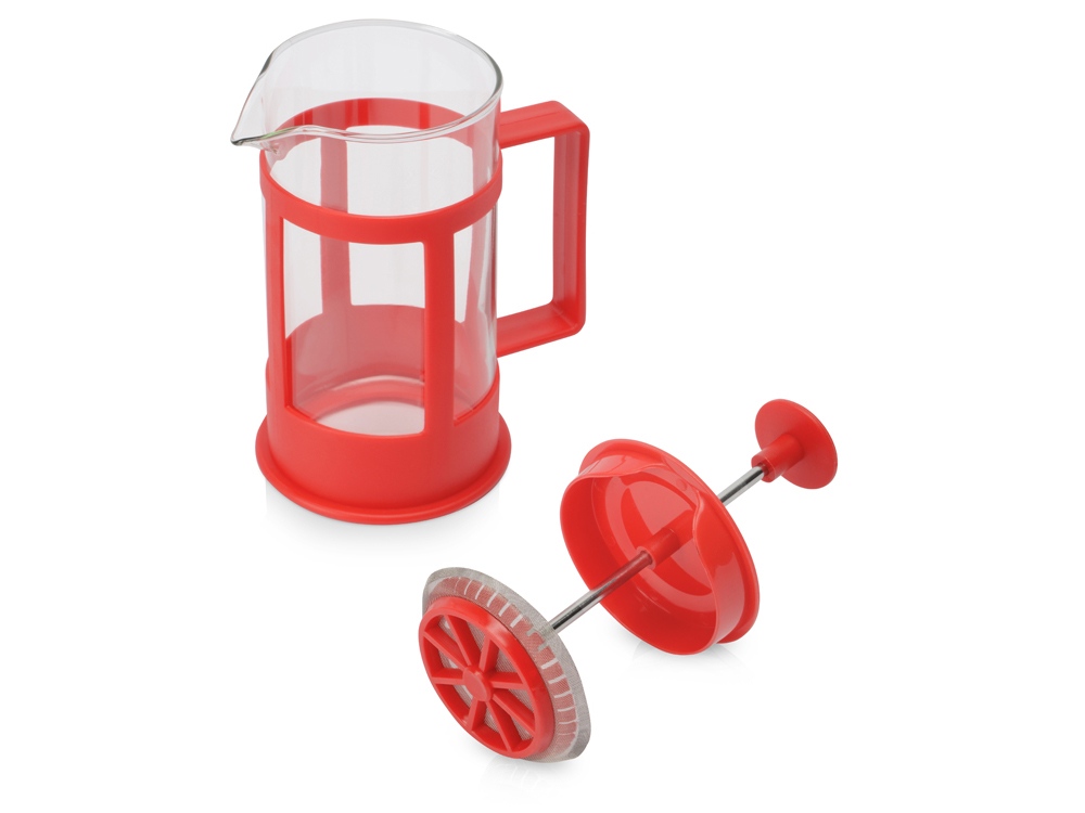 Пластиковый френч-пресс Savor, 350 мл, красный-1