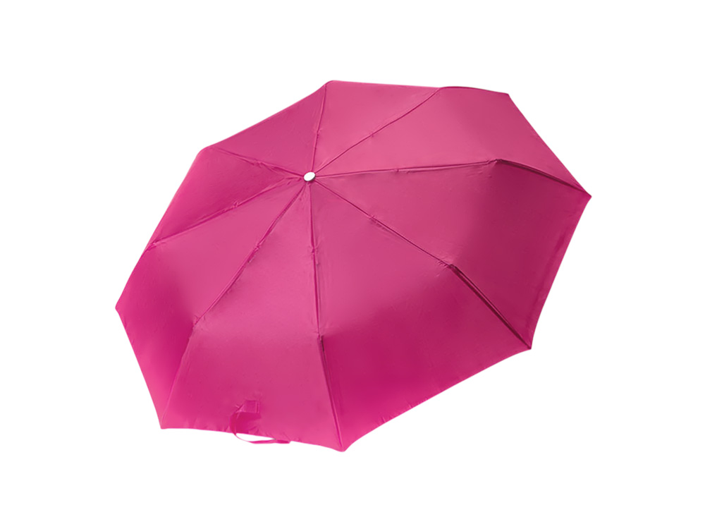 Складной механический зонт YAKU, фуксия-1