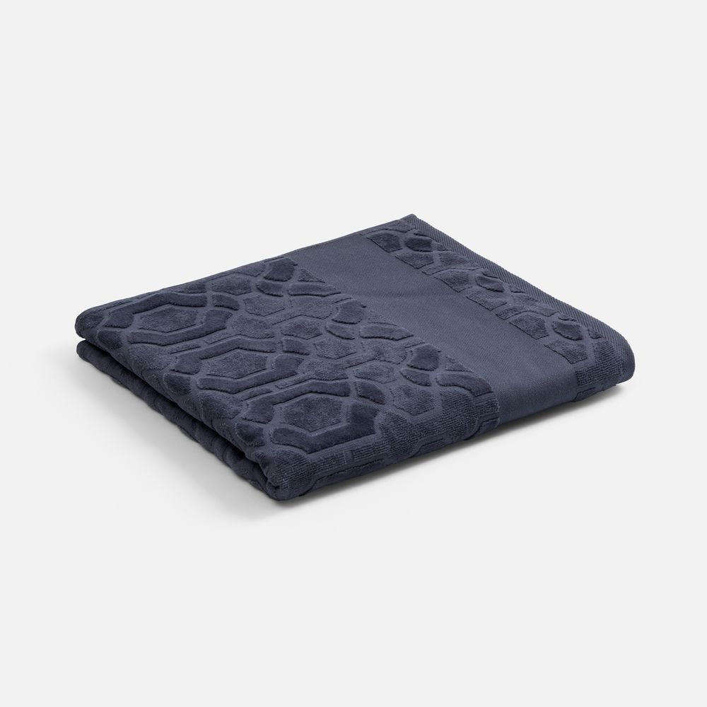 Полотенце Velin, большое, темно-серое-1